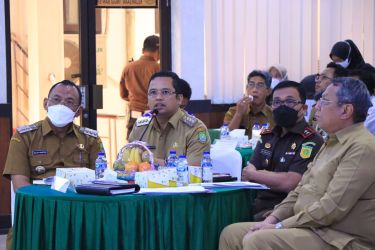 Wali Kota Tangerang Arief Wismansyah Saat Menyampaikan Soal Kesiapan Pemerintah Kota Menangani PMK Hewan Ternak Jelang Idul Adha. (ist)