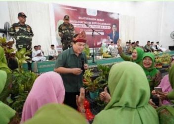 Erick Thohir saat berada di Pesantren Muqimus Sunnah, Palembang. Foto : Istimewa