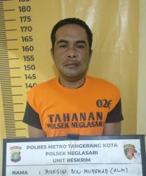 Pelaku Penipuan Mamah Muda Berhasil Ditangkap Polsek Neglasari, Kota Tangerang, Rabu, (22/6/2022). (ist)