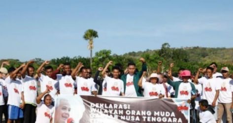 Mahasiswa dan Pelajar NTT dukung Ganjar Pranowo jadi Presiden 2024. (Ist)