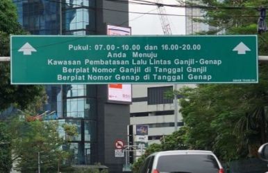 Perluasan ganjil-genap di Jakarta. (Ist)