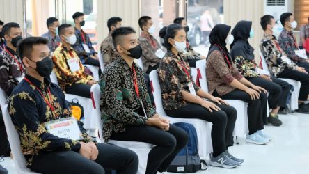 Polda Banten menggelar sidang terbuka seleksi penerimaan terpadu Taruna Tahun 2022. (Dok. Humas Polda Banten)