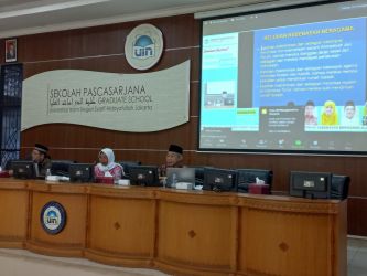 Seminar Nasional berjudul ?Koreksi Kebebasan Beragama ala Barat? di Aula Sekolah Pascasarjana (SPS) UIN Syarif Hidayatullah Jakarta, Rabu (29/6/2022). (ist)