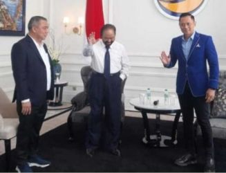 Ketua Umum Nasdem Surya Paloh dan Ketua Umum Demokrat Agus Harimurti Yudhoyono bertemu kembali pada Kamis (23/6/2022). (Ist)