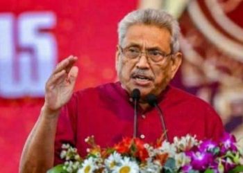 Mantan Presiden Sri Lanka Gotabaya Rajapaksa yang melarikan diri ke Singapura. (Ist)