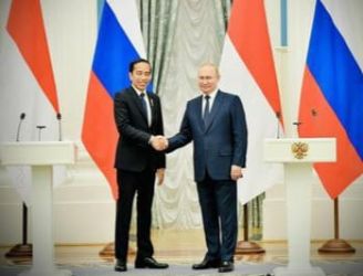 Presiden Joko Widodo dan Presiden Putin. (Ist)