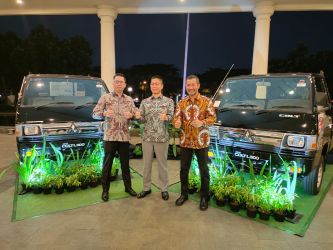 PT MMKSI meluncurkan  produk terbaru New Colt L300 melalui acara "5uper Lauch-Customer Gathering” di bilangan Gading Serpong Kabupaten Tangerang, Jumat (22/7).(tangselpos.id/Sudin)