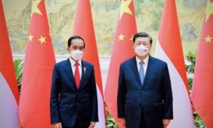 Presiden Joko Widodo dan Presiden China Xi Jinping. (Dok. Setpres)