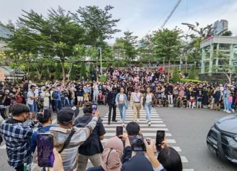 Suasana keramaian SCBD. Foto : Istimewa