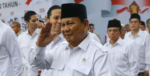 Ketua Umum Partai Gerindra, Prabowo Subianto. (Ist)