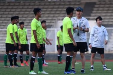 Timnas U 19 saat menjalani latihan dibawah pelatih STY. (Ist)
