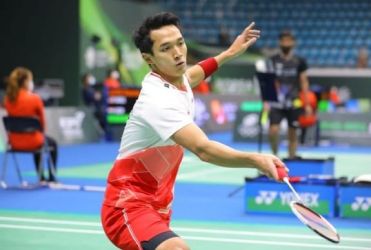 Tunggal putra Indonesia Jonathan Christie maju ke semifinal Malaysia Open 2022. (Ist)
