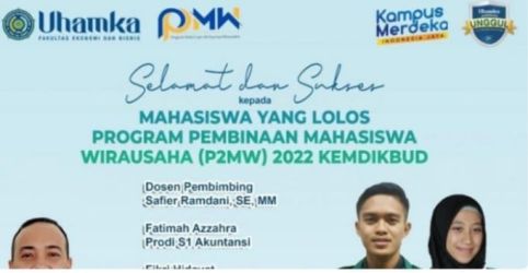 Mahasiswa Uhamka Raih Hibah Program Pembinaan Mahasiswa Wirausaha Kemendikbudristek. (Ist)