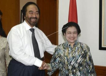 Surya Paloh dan Megawati Soekarnoputri. (Ist)