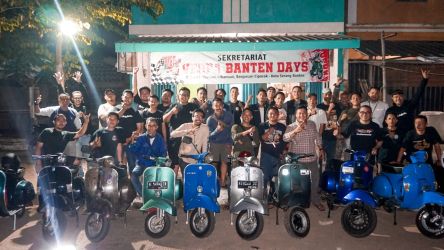 Komunitas Vespa Banten.(Istimewa)