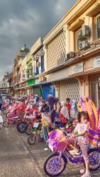Kegiatan fun bike dalam rangka peringatan HAN 2022 Kota Tangsel. (tangselpos.id/ist)