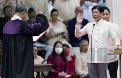 Pengambilan sumpah Presiden baru Filipina Ferdinand Marcos Jr. (Ist)