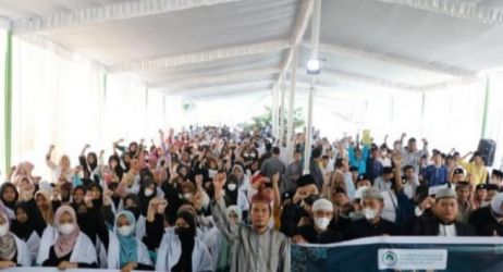 Assosiasi Kiai dan Pengasuh Majelis Dzikir-Tahfidzul Quran se-Kota Palembang dukung Ganjar Pranowo Presiden 2024 - 2029. (Ist)