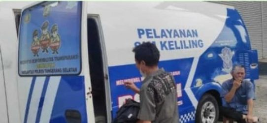 Mobil pelayanan SIM Keliling. (Ist)