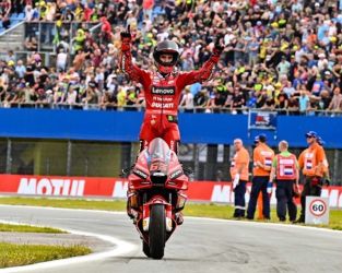 Pembalap Ducati Francesco Bagnania sukses meraih podium di Sirkuit Silverstone Inggris. (Ist)