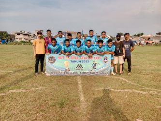 Beruang FC mengandalkan para pemain lokal dan lolos ke babak 16 besar.(Foto.dok.Panitia Bina Jaya Cup)