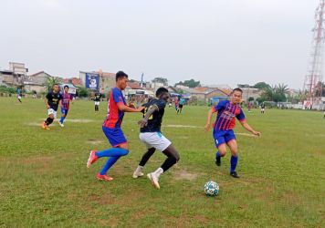 Hujan gol terjadi di laga antara Dejan melawan Diklat Pakujaya, Rabu (24/8) sore.(Foto: dok.Panitia Bina Jaya Cup).