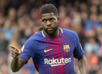 Samuel Umtiti dipinjamkan ke klub Lecce. (Ist)