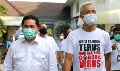 Erick Thohir dan Ganjar Pranowo. (Ist)