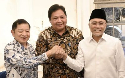 Ketua Umum PPP, Ketua Umum Golkar dan Ketua Umum PAN. (Ist)