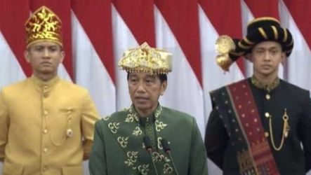 Presiden Joko Widodo saat menyampaikan pidato pada Sidang Tahunan MPR. (Dok. Setpres)