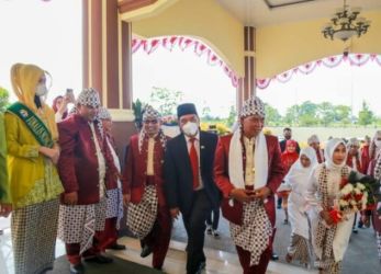 Pj Gubernur Banten saat menghadiri Rapat Paripurna DPRD Kota Serang. Foto : Istimewa