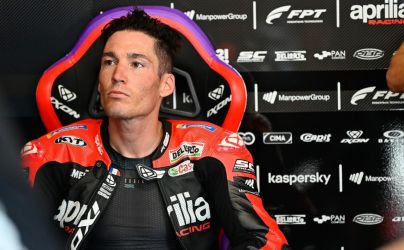 Pembalap Tim Aprilia Racing Aleix Espargaro. (Ist)