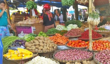 Suasana pasar tradisional. (Ist)