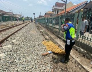 Udin warga Patia Pandeglang tewas tersambar kereta ketika akan beli gas. Foto : Istimewa