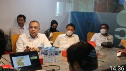 KUNJUNGAN MEDIA: Bupati Tangerang Ahmed Zaki Iskandar ketika melakukan media visit ke CNBC Indonesia pada Rabu (14/9) siang. (Ist)