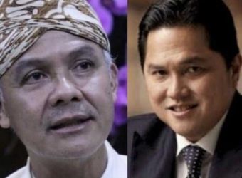 Ganjar Pranowo dan Erick Thohir. Foto ; Istimewa