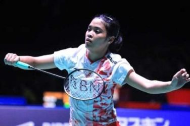 Tunggal putri Indonesia Gregoria Mariska Tunjung melaju ke perempat final setelah tundukan wakil Taiwan. (Ist)
