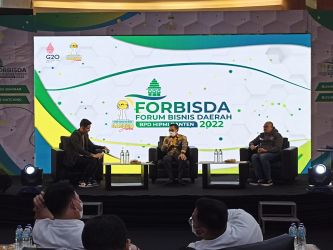 Forum Bisnis Daerah, Pilar Arahkan Pengusaha Ikuti Pergerakan Pasar. (tangselpos.id/mg-1)