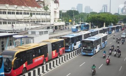 Angkutan umum di Jakarta. (Ist)