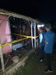 Rumah di Sepatan ludes dilahap api. (Ist)