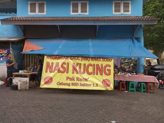 Nasi Kucing Pak Kece cabang BSD. (tangselpos.id/mg-1)