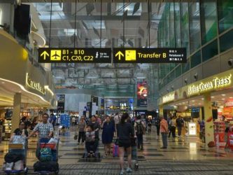 Bandara International Changi Singapura. (Ist)