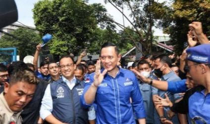 Gubernur DKI Jakarta Anies Baswedan dan Ketua Umum Demokrat Agus Harimurti Yudhoyono. (Ist)