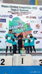 MAPSA climbing competition 2022 tingkat nasional, Jumat (21/10/2022). (tangselpos.id/rmn)