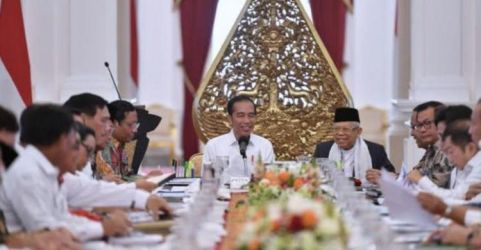 Sidang Kabinet dipimpin Presiden Jokowi. (Foto : Setpres)