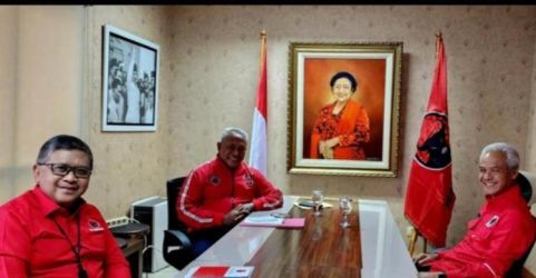 Ganjar Pranowo saat berada di Gedung PDIP Jalan Diponegoro 58 Jakarta Pusat. (Ist)