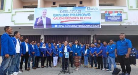Deklarasi dukung Ganjar Capres 2024 oleh PAN NTT. (Ist)