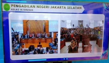Sidang Ferdy Sambo di Pengadilan Negeri Jakarta Selatan. (Ist)
