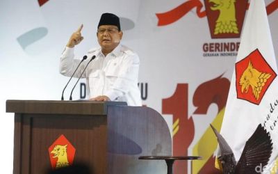 Ketua Umun Gerindra Prabowo Subianto. (Ist)