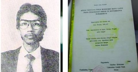 Ijazah Ir Joko Widodo. Foto : Istimewa